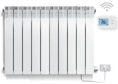 Radiador Eléctrico C/Termostato Digital inalámbrico 1500w 10E EUTERMA - comprar online