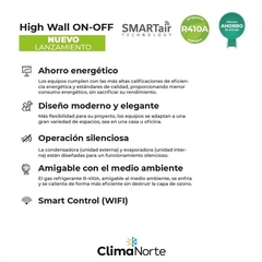 Aire Acondicionado Split 6000 Frigorías WIFI F/C On/Off YORK SMART AIR YK-6000FC - comprar online