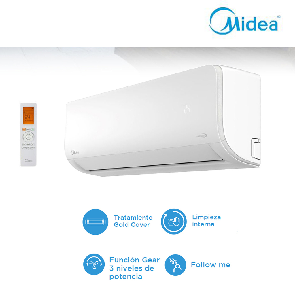 Aire Acondicionado Midea Inverter 4500 Frigorias Frio Calor