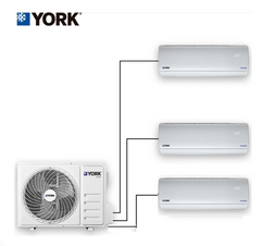 Aire Acond. Multisplit YORK 3000 + 3000 + 6000 INVERTER WIFI