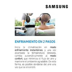 Aire Acond. Split 4990 Frigorías F/C INVERTER SAMSUNG AR24BSHQAWK2BG - comprar online