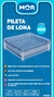 PILETA DE LONA 400L MOR