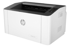 Impresora simple función HP LaserJet 107a blanca y