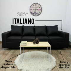 Sillón Italiano Chenille Antidesgarro - comprar online