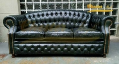 CHESTERFIELD CUERO VACUNO LEGÍTIMO - tienda online