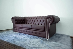 Sillón Chesterfield Talampaya simil cuero - tienda online