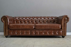 CHESTERFIELD CUERO VACUNO LEGÍTIMO - comprar online