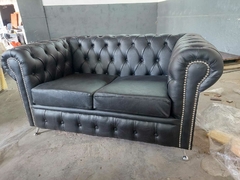 Sillón Chesterfield Talampaya simil cuero - comprar online