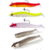 Kit Hunt Isca Solf 3 pacotes com 3 Cabeças de peixe (estrutura) 6 copos soft