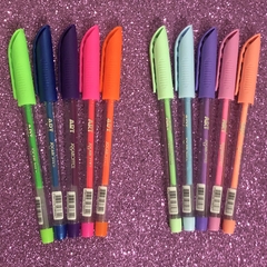 Kit de canetas gel Art cores neon ou pastel