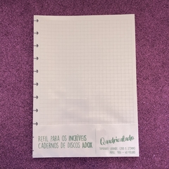 Refil para caderno de disco pequeno, médio e grande - comprar online