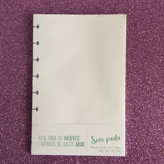 Refil para caderno de disco pequeno, médio e grande - Papelarte.sbc