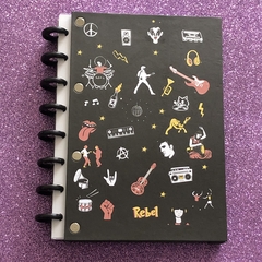 Caderno de disco (tipo Caderno Inteligente) capa dura cartonada pequeno colegial A5 - comprar online