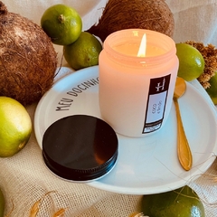 Vela Coco e Limão 200g - Hygge Studio