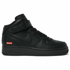 Supreme/Nike Air Force 1 Mid. Negras en internet