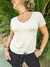 Blusa Decote V Lisa - loja online