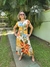 Imagem do Vestido Longo com Babado Estampado