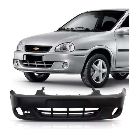 Parachoque Chevrolet Corsa Classic Dianteiro 2000 a 2008 Preto