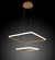 Lustre Pendente Moderno 02 quadrados Dourado 40w Luz Neutra 50x30cm - loja online