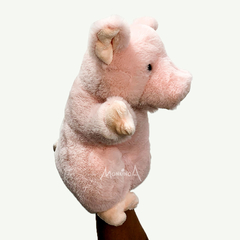 Fantoche Porco | Pelúcia Animal Grande - monkinoa