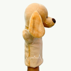 Fantoche Cachorro Labrador | Pelúcia Animal - monkinoa