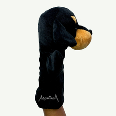 Fantoche Cachorro Rottweiler | Pelucia Animal - monkinoa