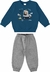 CONJUNTO INFANTIL MENINO BLUSÃO E CALÇA EM MOLETOM TRATOR