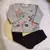 CONJUNTO INFANTIL MENINO BLUSA E CALÇA EM MOLETOM DINO