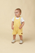 CONJUNTO JARDINEIRA BABY SUMMER COQUEIROS OFF E AMARELO -HRRADINHOS