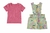 CONJUNTO INFANTIL MENINA BLUSA E JARDINEIRA - Jeito Laura 