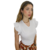 Blusa Top Broderie Blanca Elegante Romantica Casual Mujer en internet