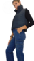 Pantalon Cargo Jean Wide Leg Bolsillos Elastizado Calce Top - Xantus Woman