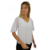 Blusa Crepé Cuello Mangas Con Volados 3/4 Casual Dama Mujer en internet