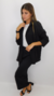 Blazer Saco Two Way 4 Botones Grande Abrigo Oficina Mujer - Xantus Woman