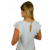 Blusa Smart Casual Fina Mangas Doble Volado Primavera Verano en internet