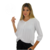 Blusa Rayon Con Perlas En Hombro Manga 3/4 Con Puños Mujer - comprar online