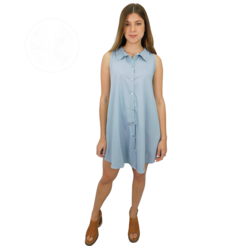 Vestido Camisero Simil Jean