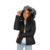 Campera London Sire Corta Mujer Con Capucha Peludo - comprar online