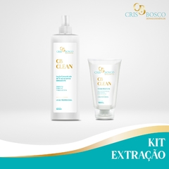 KIT CB CLEAN EMOLIÊNCIA DE EXCELÊNCIA - LOÇÃO TRIETANOLAMINA 500ML + CREME EMOLIENTE 150GR (LINHA PROFISSIONAL)