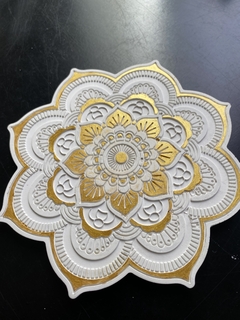 Mandala em Flor - Gray Design - Home Decor