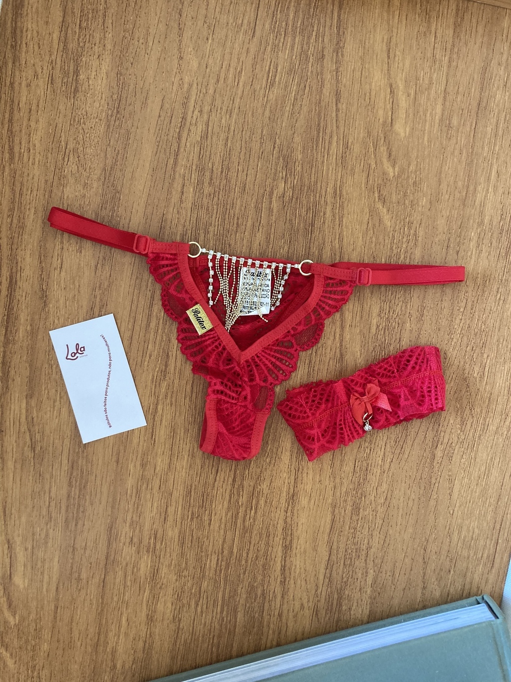 Calcinha Victorias Secret Pink Lace Strappy Thong Oliva