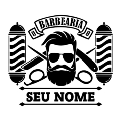 Adesivo Barbearia Modelo 01 G - comprar online