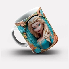 Caneca 3D Bubble Elsa Frozen - comprar online