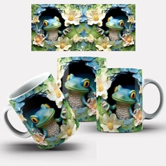 Caneca 3D Bubble Lagarto