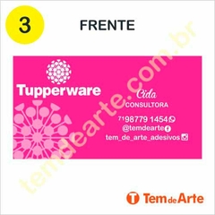 250 un. Cartão Fidelidade Tupperware Couchê 275gr. - loja online