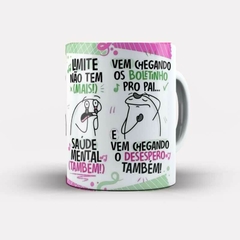 Caneca Flork Chegando Boleto - Tem de Arte