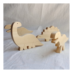 DINOSAURIOS DE MADERA