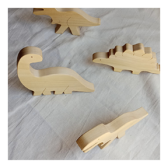 DINOSAURIOS DE MADERA - tienda online