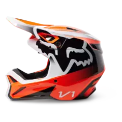 Casco Fox V1 Leed Fluo Naranja Motocross Enduro en internet