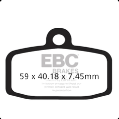 PASTILLA FRENO EBC FA612R SX85 12>20 TC85 17>19 EXC250 04>19 en internet